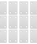 Beefy Flat Corner Brackets Set For Easy Connection And Secure Fastening Stainless Steel Mending Plates with hole spacing
