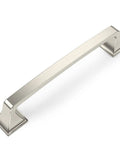 Brushed Satin Nickel 5 Inch Cabinet Pulls, 10 Pack with 128mm Hole Centers, Kitchen Cabinet Hardware, Modern Minimalist Style