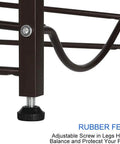 Close-up of rubber feet on Heavy Duty 4 Tier 5 Gallon Water Jug Rack Stand for Home Office Pantry Steel Water Bottle Holder.