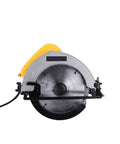 Knockout Performance Electric Circular Saw Two Piece Kit facing forward showing blade and easy grip design for smooth cuts.