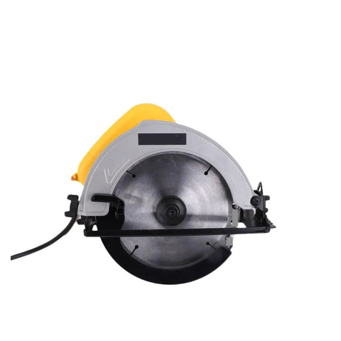Badass Heavy-Duty Electric Circular Saw, High-Speed Handheld Woodworking Power Tool with 8-inch steel blade for precise cuts.