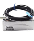 EV 108M Proximity Switch Sensor with cable on box, designed for precision detection and reliable use in industrial applications.