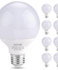 8 Pack G25 LED Globe Light Bulbs Daylight 5000K 120V 40W Equivalent Vanity Light Beams for Bathroom Mirror E26 Base