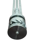 Straight Up Heavy Duty French Cruller Plunger Extruder For Commercial Donut Fryers And Bakery Hopper Machines close-up view of stainless steel press plate