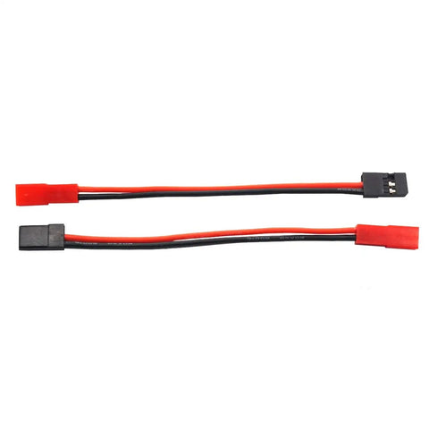 Two Pairs 10cm JST To JR Servo Cable Adapters Male To Female And Female To Male For RC Planes Helicopters Cars Must Cop For Winch Lights