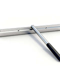 Pro Grade 15.25 Inch Sheet Metal Bender Folding Tool With 1 Inch Hem Depth, steel frame, non-slip grip handle