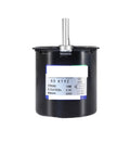 60Ktyz Ac Gearmotor With 8 Mm Eccentric Shaft 110 V 220 V 14 Watt 20 Rpm Metal Geared Reducer with label details and output shaft.