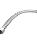 Heavy Duty Stainless Steel Air Compressor Intake Pipe With Check Valve For Oil Free Rigs Slick M14 M19 Thread curved view