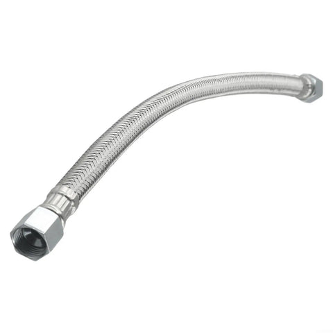 Heavy Duty Stainless Steel Air Compressor Intake Pipe With Check Valve For Oil Free Rigs Slick M14 M19 Thread curved view