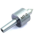 Mini Lathe Live Center MT0 Shank Triple Bearing Precision Revolving Center With Hardened Point And Tool Steel Housing