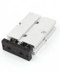 TN16x20 Double Rod Beefy Pneumatic Air Cylinder Aluminum Alloy Double Acting Actuator 16mm Bore 20mm Stroke 90x55x21mm Housing