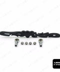 Badass Black Skull Shift Linkage For Harley Softail Models 6061 Billet Aluminum 12 Inch Length Extends To Sixteen Point Five Inches Center To Center Mounts Three Inches Longer Than OEM Durable Fit For Dyna Glide Flht Flhr Fxdwg, black billet shift linkage with ends and hardware