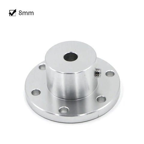 Heavy Duty Flange Coupling With Precision Keyway Shaft Joint For Power Transmission, 8mm bore steel flange connector.