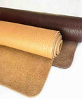 Rock Solid Wide Flat Leather Straps, Knockout Full Grain Cowhide Hide Sheet In Warm Brown Red, 39 By 39 Inches featuring rolled leather sheets and matte finish.