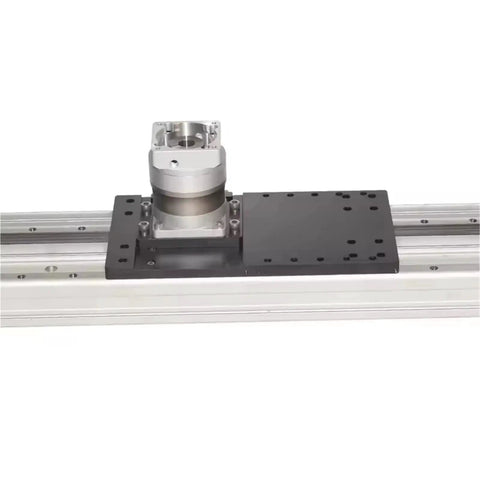 Customizable Rack Pinion Module With Servo Motor Reducer For Quiet Smooth Beefed Up Performance In A Plug And Play Linear Motion System Includes Core Components Bearing Gear 3000mm Length