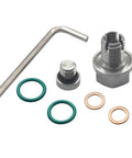 Heavy Duty Stainless Steel Oil Pan Drain Plug Repair Kit M12x1.5 Self Tapping With O Ring For Your Car To Stop Leaks And Fix Thread Damage Fast, with O rings and washers