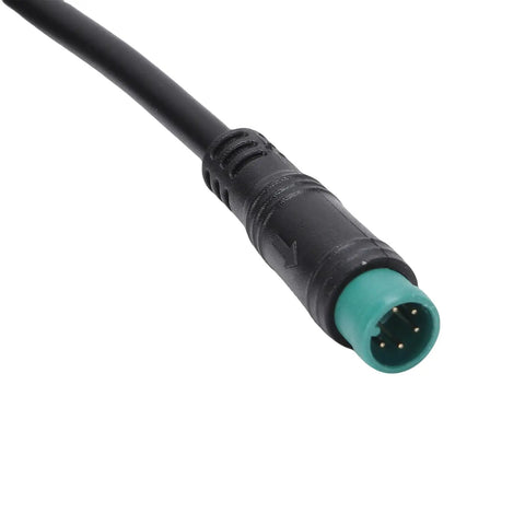 Close-up of connector for All In One Electric Scooter 3 In 1 Switch Button Waterproof Horn Light Turn Signal Controller For M5 Replacement