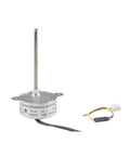 TYC-40 DC 12V 5RPM Synchronous Gear Motor CW CCW With Inner Screw Shaft, 7.4 cm Long, Compact and Quiet, shown in silver color