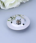 Bathtub Drain Stopper Plug Stainless Steel for 40-45mm Holes, shiny round surface with central knob, ideal for baths.