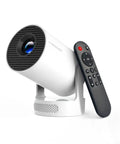 Ultra Bright Mini Projector With WiFi 6 And Bluetooth 5.4 Portable 4K Ready Movie Night Buddy with remote control