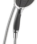 Two In One Dual Shower Head With Handheld Spray In Chrome, Detachable Shower Head With Hose, Versatile In2ition 4 Spray Patterns