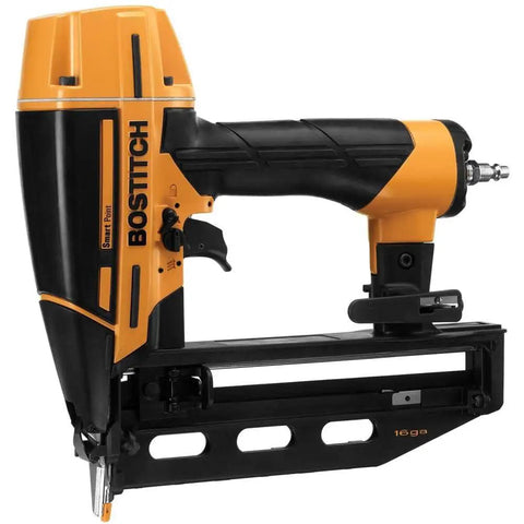 Finish Nail Gun 16 Gauge Pneumatic Nailer With Clip Head Design Drives One To Two And A Half Inch Finish Nails