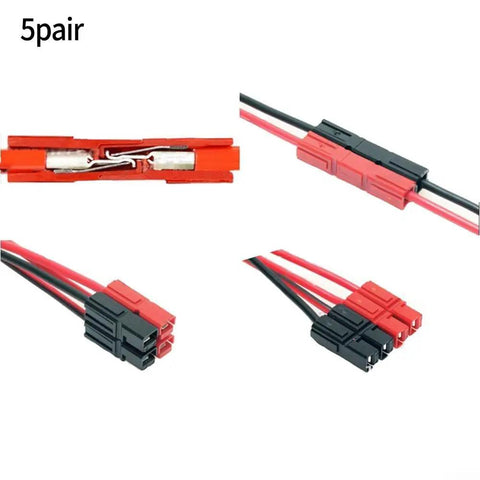 Five Pair Rock Solid Marine Connectors Waterproof Power Kit For Boat Solar EV Battery Wiring 45 Amps 600 Volt with cable adapter view.