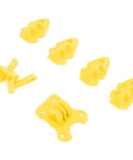 RC Drone Motor And Antenna Base Kit For FPV Quadcopter With Camera Mounts And Antenna Bases 5In To 10In Quad Frames 3D Printed In Yellow