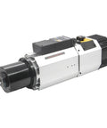 Premium 9.0KW ATC Air Cooled Spindle Motor For CNC Routing with black ISO30 taper, aluminum housing, designed for machining tasks.