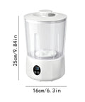 Portable Mini Sock Washing Machine Cordless Rechargeable Battery Power No Sweat Quick Clean Spot-On Stain Removal with transparent container.