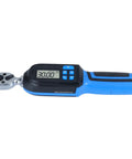 Digital Torque Wrench With Electronic Ratchet, Quarter Inch Drive, 1.5 To 30 Nm Range, Memory Data Storage, Buzzer And LED Indicator, Ideal For Car And Motorcycle Maintenance And Repair, shown with LCD display