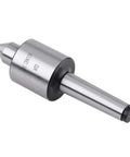 MT2 lathe center; precision rotary live center, silver metal tool with conical tip