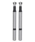 High Speed Steel Forstner Drill Bits 5/16 Inch 8mm Twin Pack with precision ground cutters for clean flat holes.