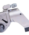 Dead Nuts Accurate Hydraulic Torque Wrench With Square Drive And Multi Axis Hose Swivel adjustable reaction arm for heavy-duty use.