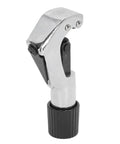 Heavy Duty Wire Stripper Cutter For 4 To 28mm Cables With Transverse Cutting Tool, silver electroplated alloy, close-up view.