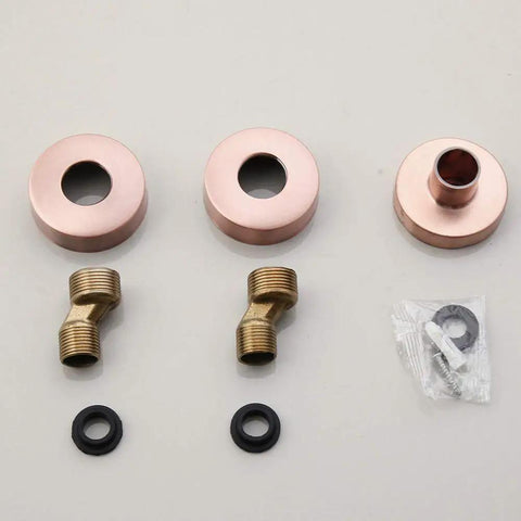 Shower System With 8 Inch Rainfall Head And 3 Function Wall Mounted Copper Shower Fixture Antique Brass Mixer Valve parts