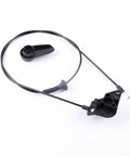 Heavy Duty Hood Bonnet Release Lever Kit For Ford Fusion 2013-2017 Replacement Handle Cable Knob Repair Part With High Tensile Strength To Stop Loosening Ensure Reliable Engine Access. Black cable and lever
