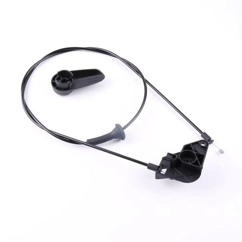 Heavy Duty Hood Bonnet Release Lever Kit For Ford Fusion 2013-2017 Replacement Handle Cable Knob Repair Part With High Tensile Strength To Stop Loosening Ensure Reliable Engine Access. Black cable and lever