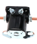 Front view of SS581T Starter Solenoid Replacement For Cars And Trucks, Black, Durable Auto Electrical Part For Fast Cranks
