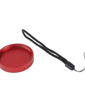 Rugged CNC Anodized Aluminum Telescope Dust Cover With Red And Black Protective Cap For Camera Lenses And Focusing Mounts