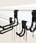 6x24 Inch Slatwall Panels Four Pack PVC Slat Wall Board for Garage Organization Standalone Panels with hooks