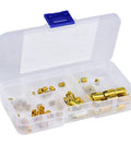 Beefy 302 Type Carbon Steel Self Tapping Thread Inserts Kit 60 Pieces High Strength Wear Resistant Threaded Inserts For Auto And Machinery Includes Multiple Sizes, assorted inserts in storage case