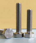Top Tier Titanium Gr5 Hexagon Bolts Pack Of 5 M20 X 80mm High Strength Metric Fasteners Rigged For Heavy Duty Truck Work And Garage Restos Corrosion Ready Grip showing varied lengths of titanium hex bolts.