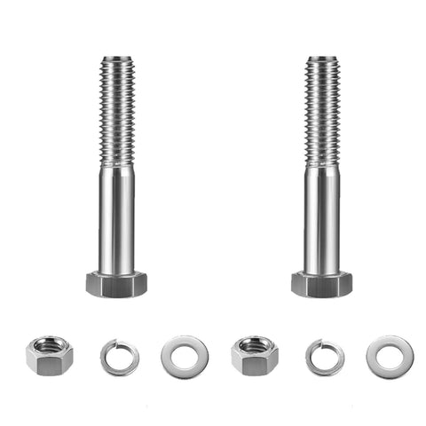 Screws and washers included in Heavy Duty 4 Inch Sliding Gate Rollers Kit With V Track Wheel And V Groove, 2500 Lb Capacity
