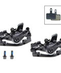 Heavy Hitter Mechanical Disc Brake Kit For Mountain Bikes And Fat Tire Electric Cruisers With Reinforced Aluminum Caliper And 160 Mm Floating Steel Rotor Brick Wall Stops, black aluminum calipers with mounting screws.