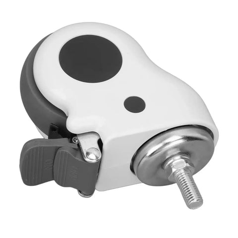 4 Inch Heavy Duty Silent Swivel Caster Wheel With Smooth High Speed Rotation, universal mounting, close-up view