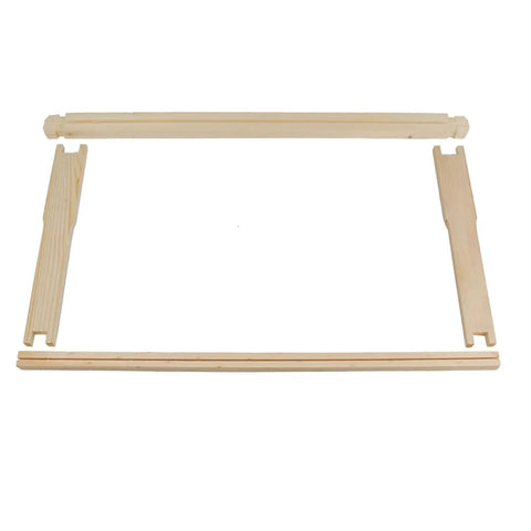 Deep Langstroth Beehive Frames 65 Spikes Deep Brood disassembled pine wood pieces, natural beeswax, 20 Pack for beekeeping.