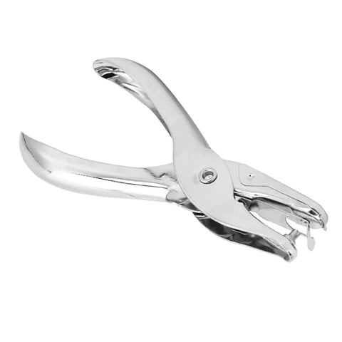 Heavy Duty Stainless Steel 3mm Hole Punch Set Handheld Paper Punch Pliers For DIY Tickets And Crafts Ergonomic Grip