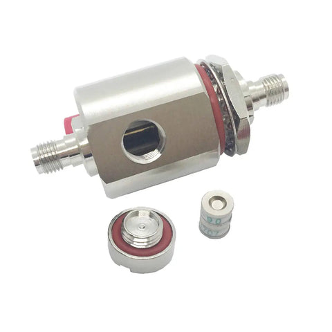 Lightning Arrestor and Surge Protector for 0-6 GHz with SMA Female to Female Bulkhead Connectors, Replaceable Gas Tube Element