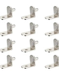 Heavy Duty Shelf Brackets For Cabinets And Shelves, Sturdy Metal Support Pins And Pegs, Wall Mount Storage Brackets Set